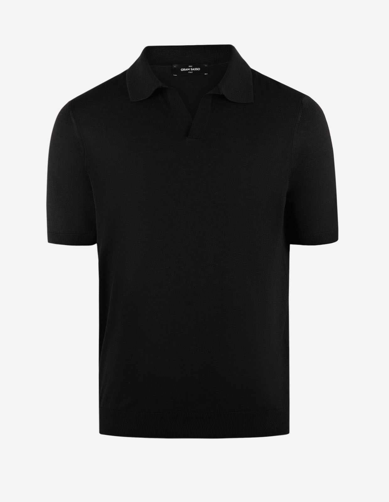 Polo Piquet Silk Svart