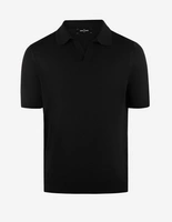 Polo Piquet Silk Svart