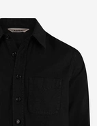 Utility Overshirt Bomull Linne Svart