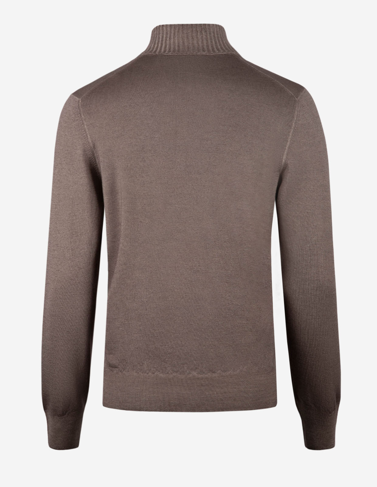 Zip-tröja Vintage S Merino Gråbeige