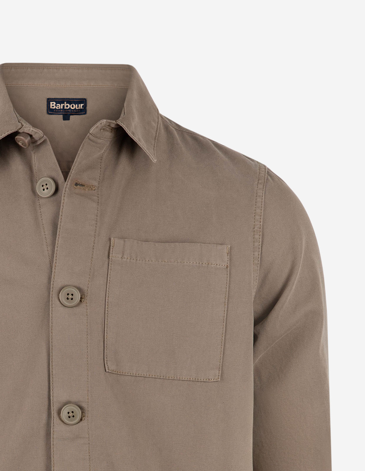 Barbour Overshirt Olivgrön