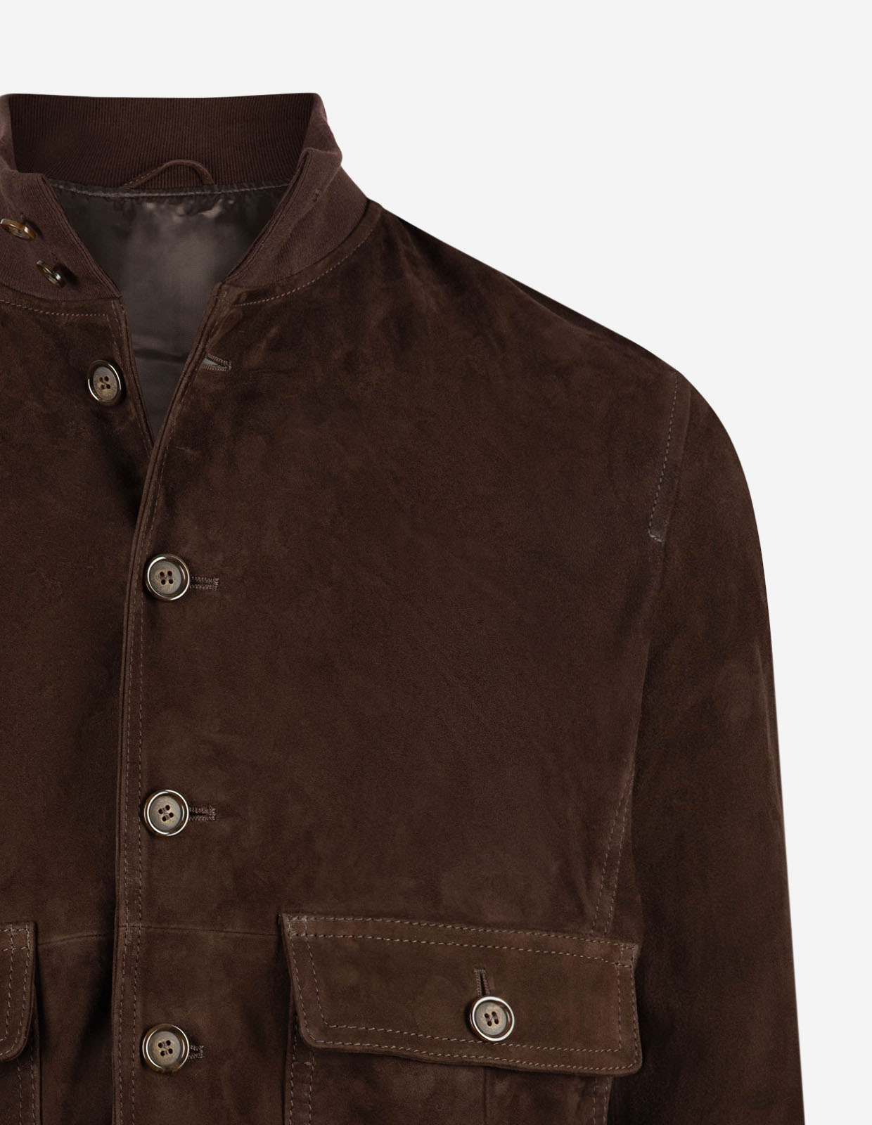 Mockajacka Blouson Getmocka Mörkbrun
