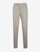 Dandy Byxa Linne Glencheck Ljusbeige