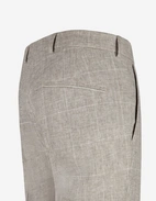 Dandy Byxa Linne Glencheck Ljusbeige