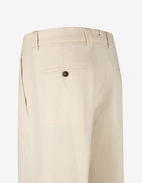 Negroni Wide-Fit Byxa Bomull Benvit
