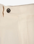 Negroni Wide-Fit Byxa Bomull Benvit