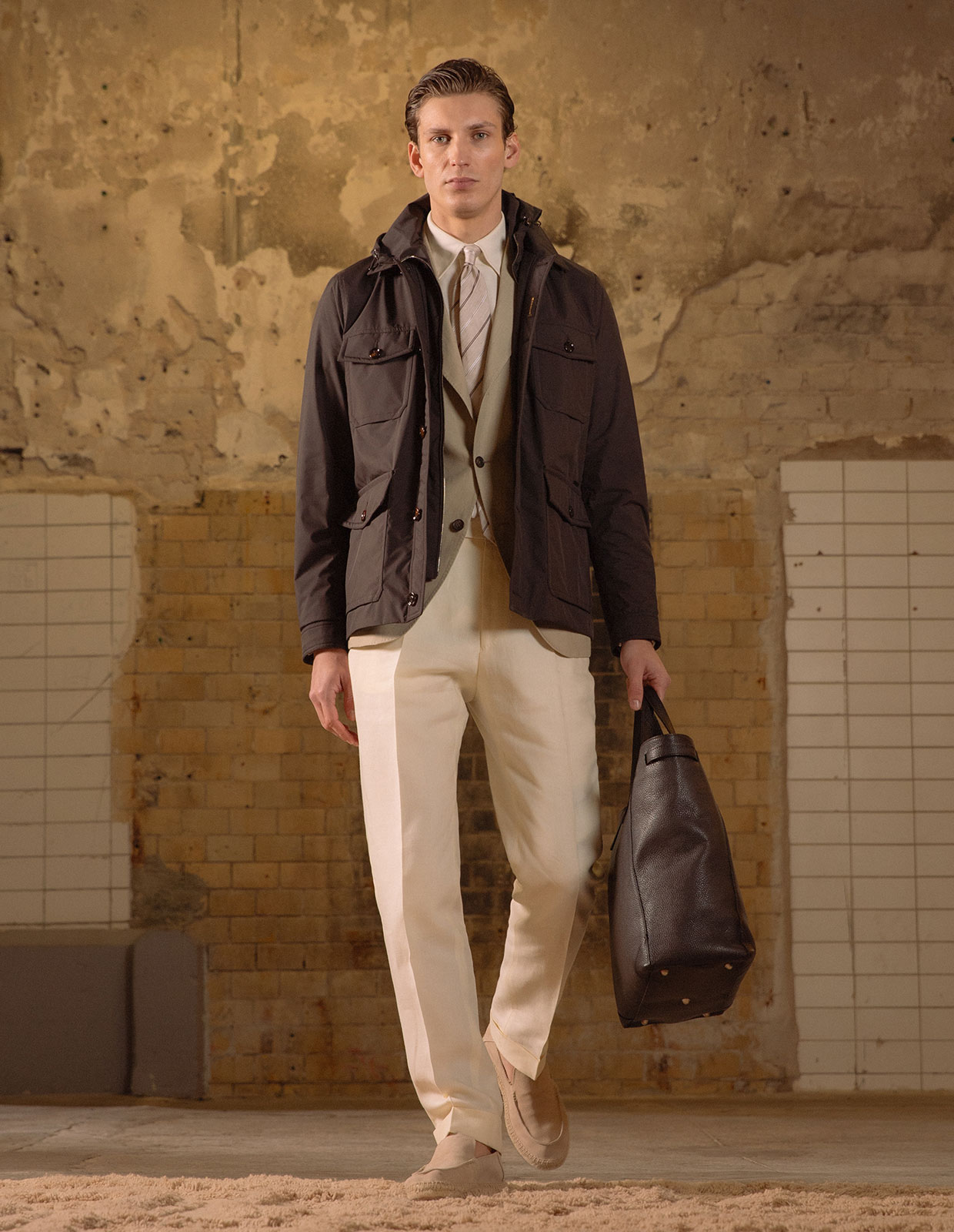 Ferri-STP Field Jacket Brun