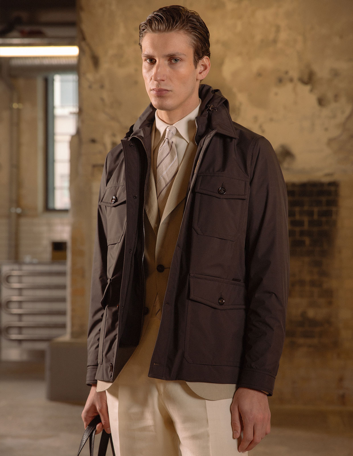 Ferri-STP Field Jacket Brun