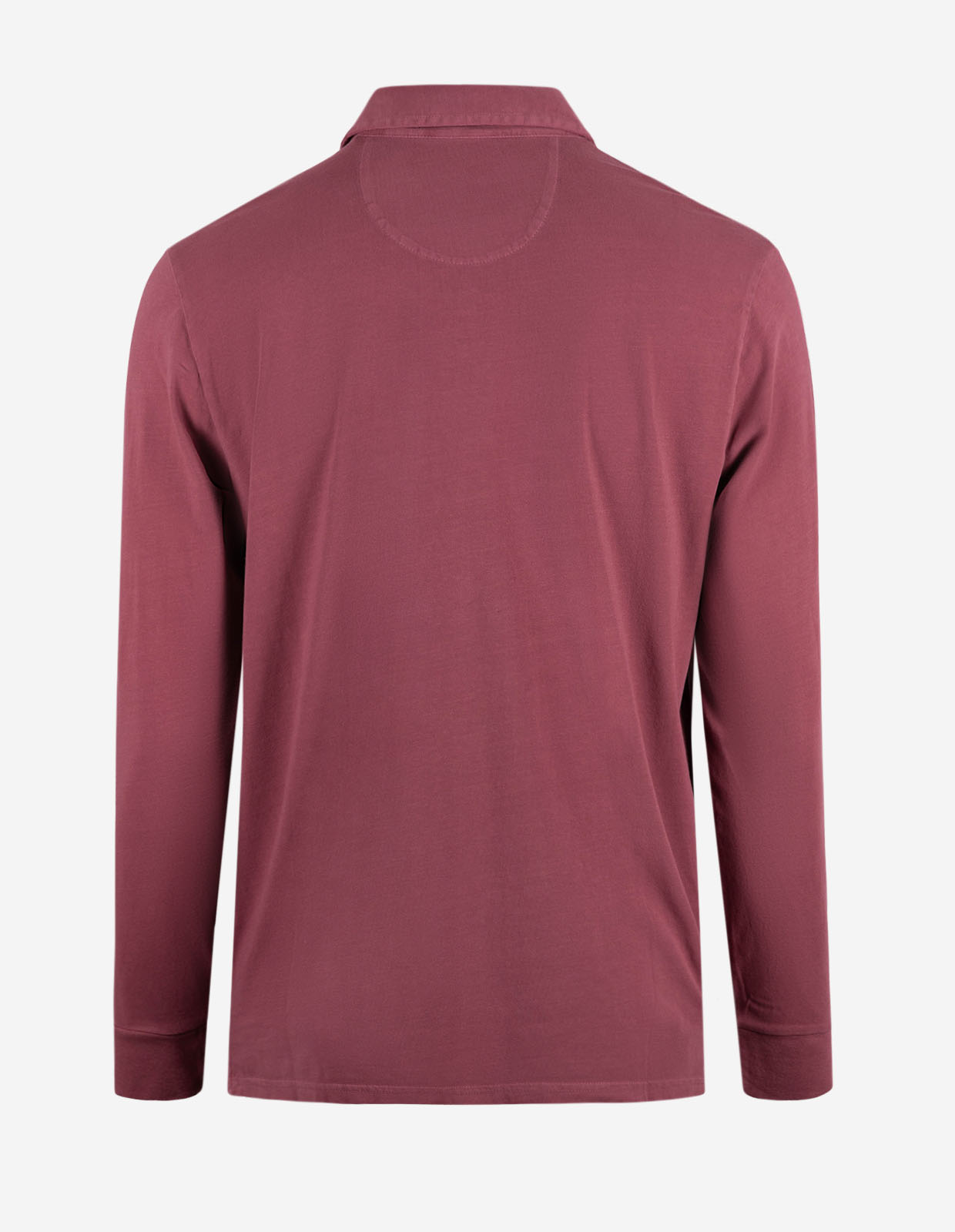 Storwood Långärmad Pikétröja Vinröd
