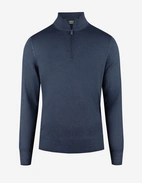 Zip-tröja Vintage S Merino Blå