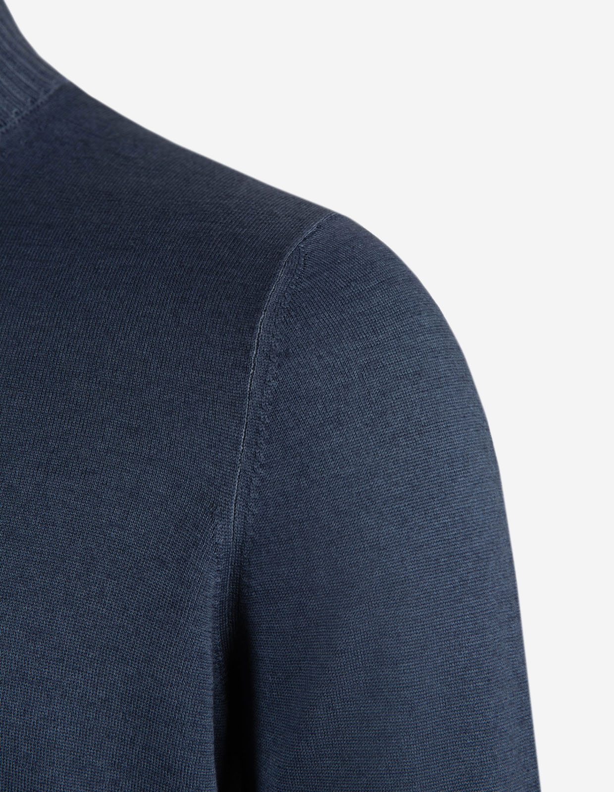 Zip-tröja Vintage S Merino Blå