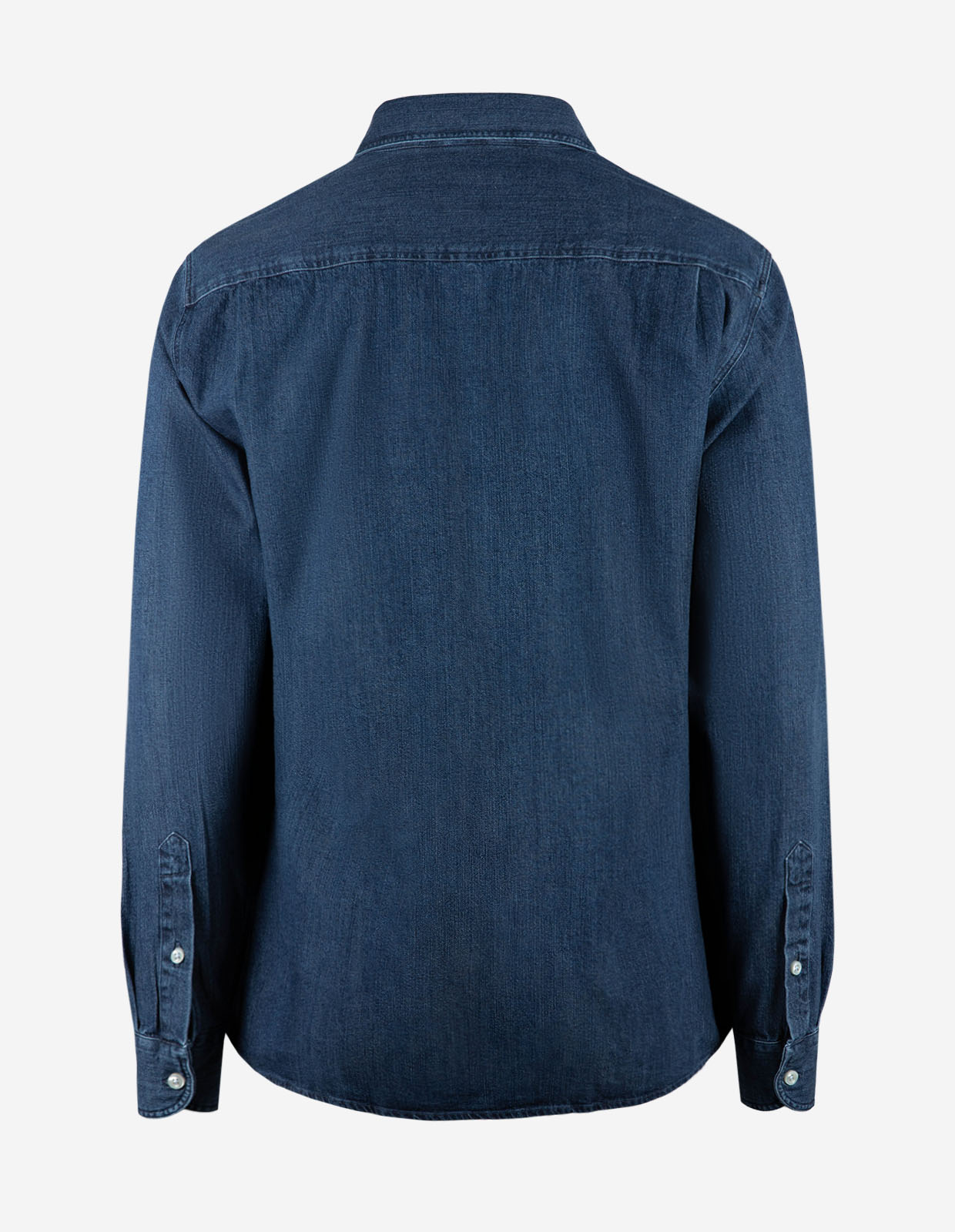 Sartorial Shirt Wester Slub Denim Mörkblå