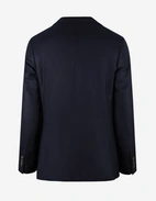 Roma Kavaj Hopsack Ull Stretch Navy