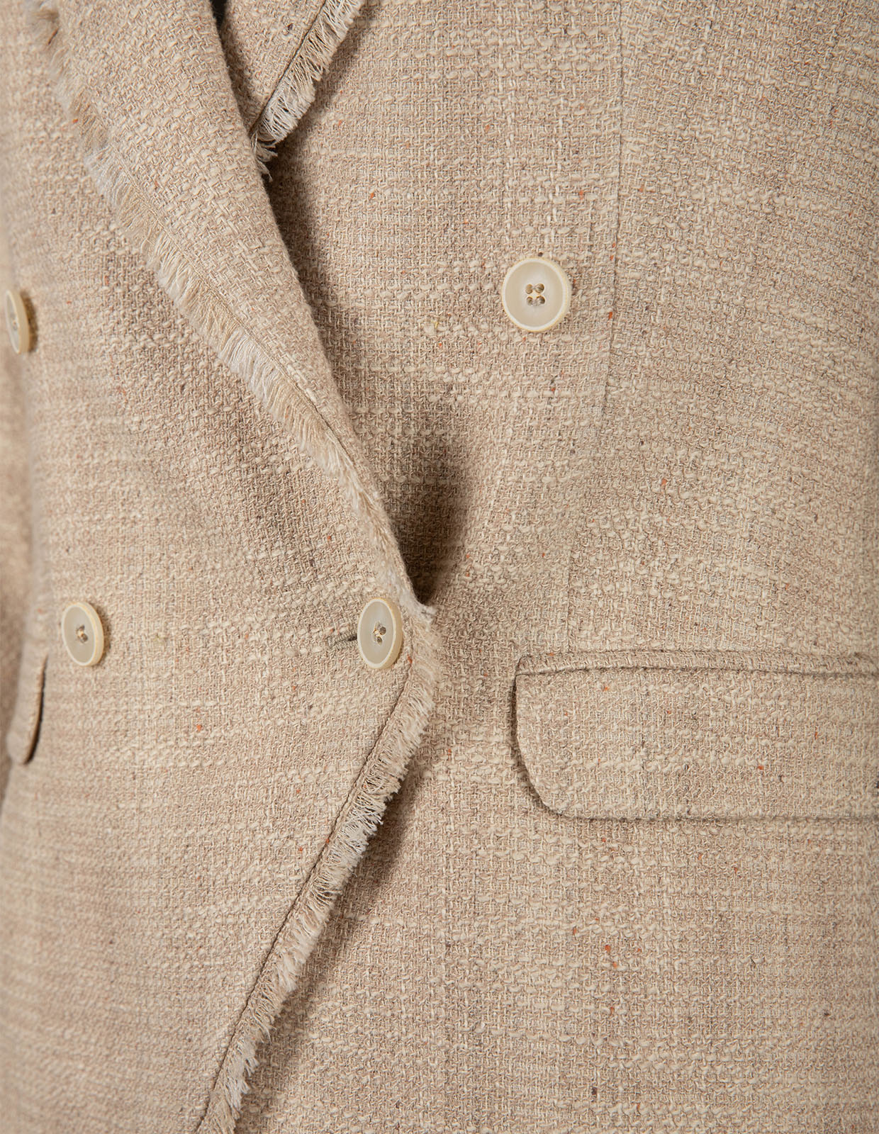 Bea Kavaj Boucle Creme/Beige