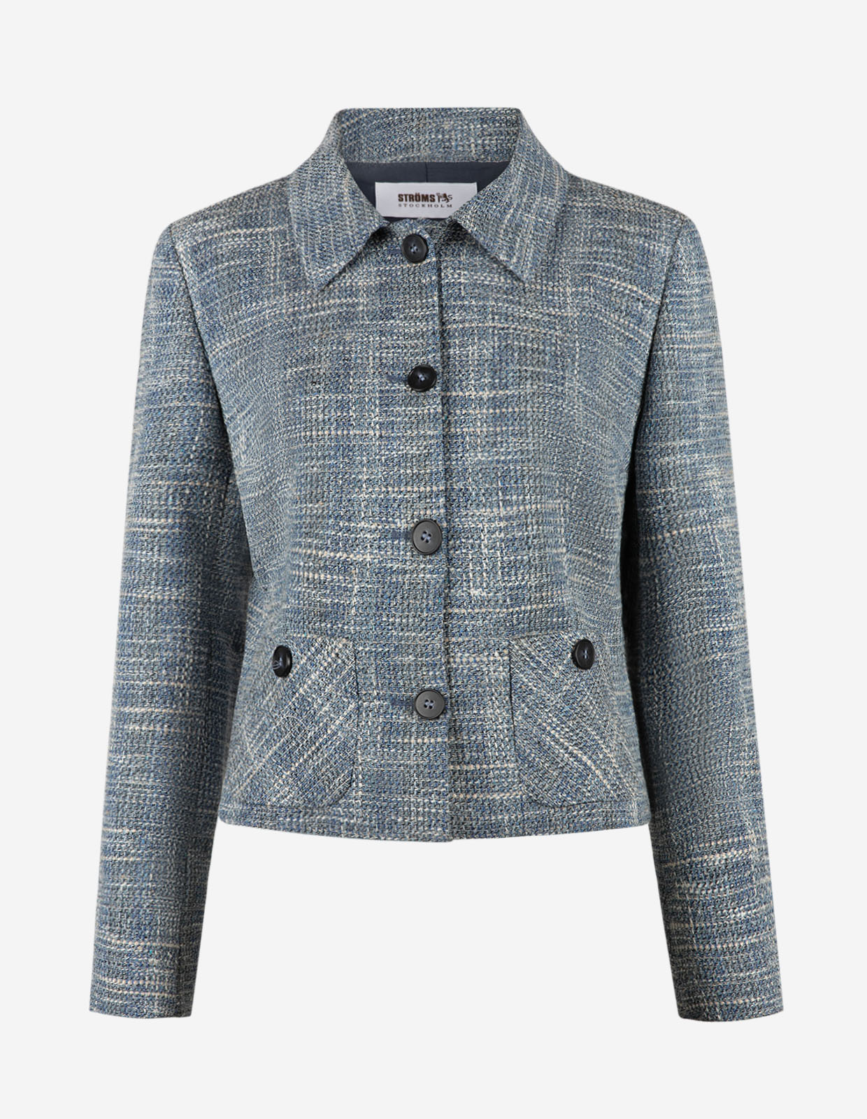 Olivia Kavaj Boucle Blå