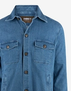 Firenze Overshirt Denim Stretch Denimblå