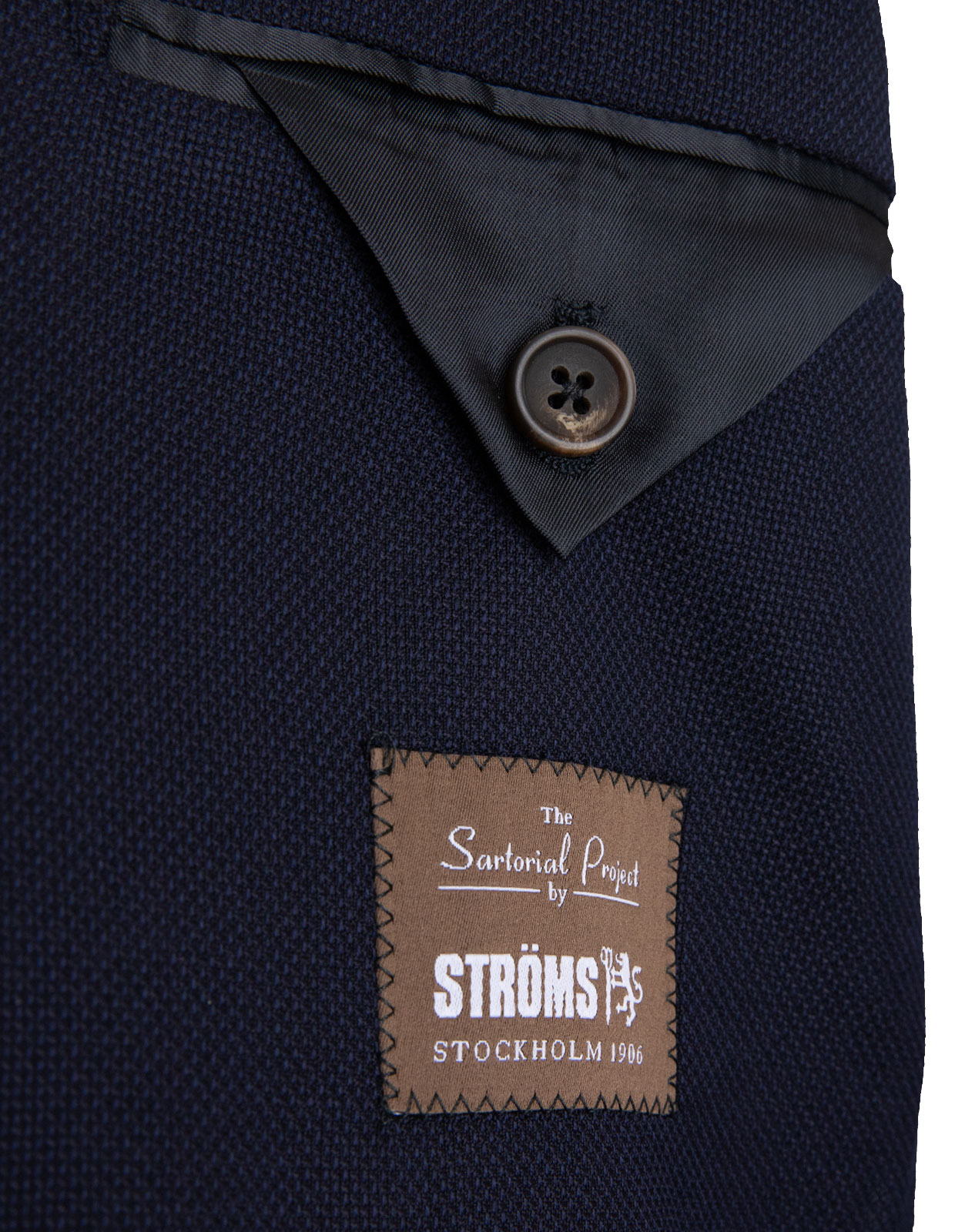 The Sartorial Jacket Hopsack Marinblå