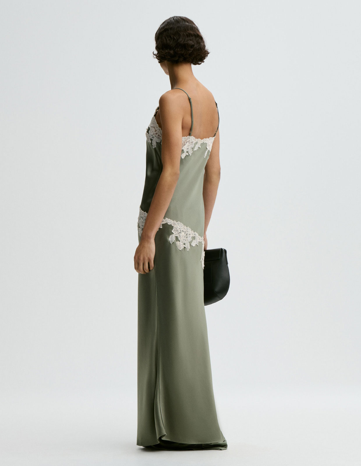 Vera Klänning Mossgrön