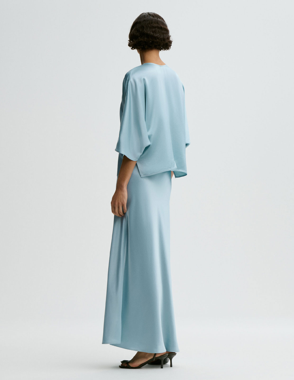 Barbara Kjol Ljusblå