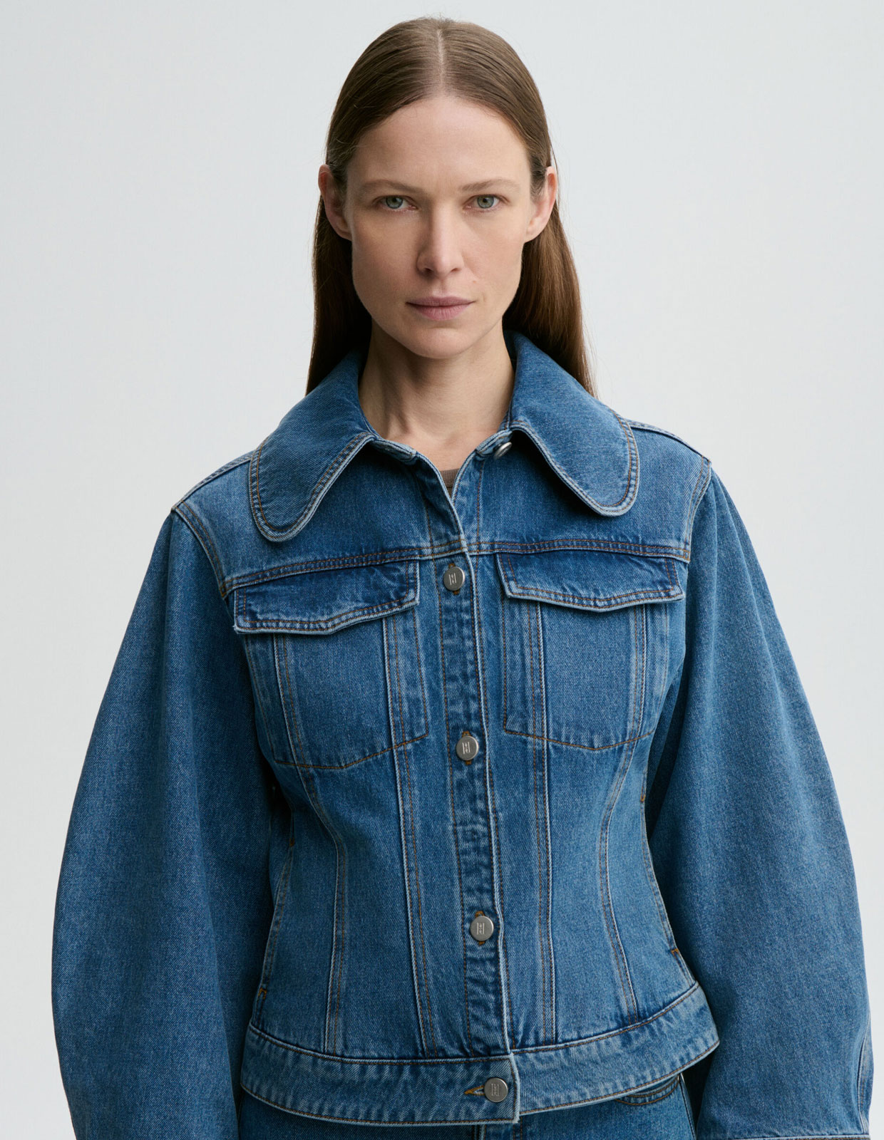 Villies Jeansjacka Denimblå