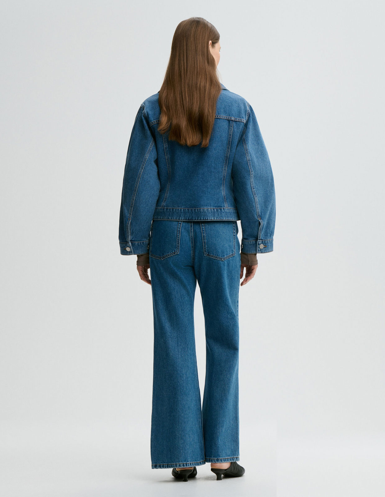 Villies Jeansjacka Denimblå