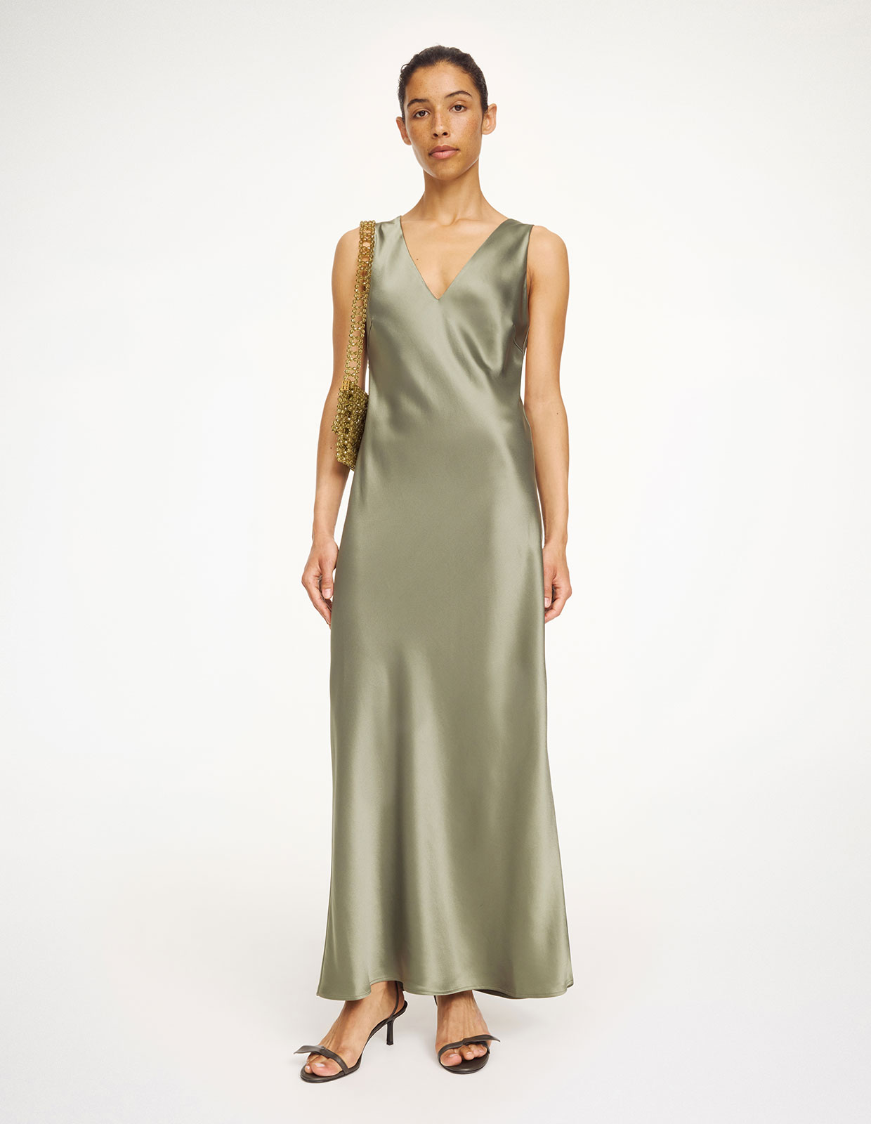 Levita Klänning Mossgrön