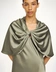 Pinlos Poncho Mossgrön One Size