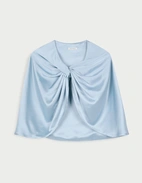 Pinlos Poncho Ljusblå One Size