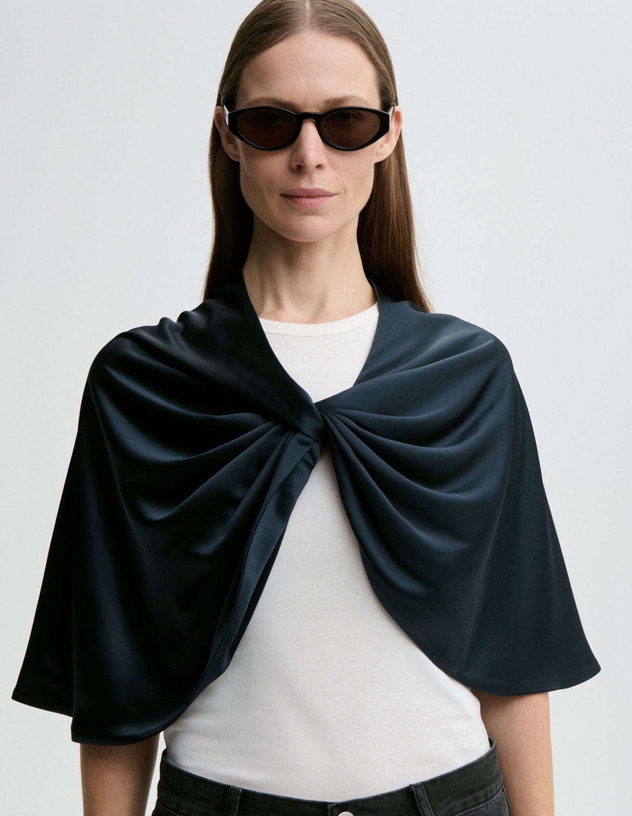 Pinlos Poncho Blå One Size