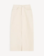 Phoenix Denimkjol Benvit