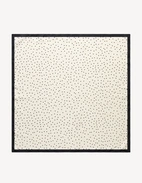 Poula Scarf Svart Prickig One Size