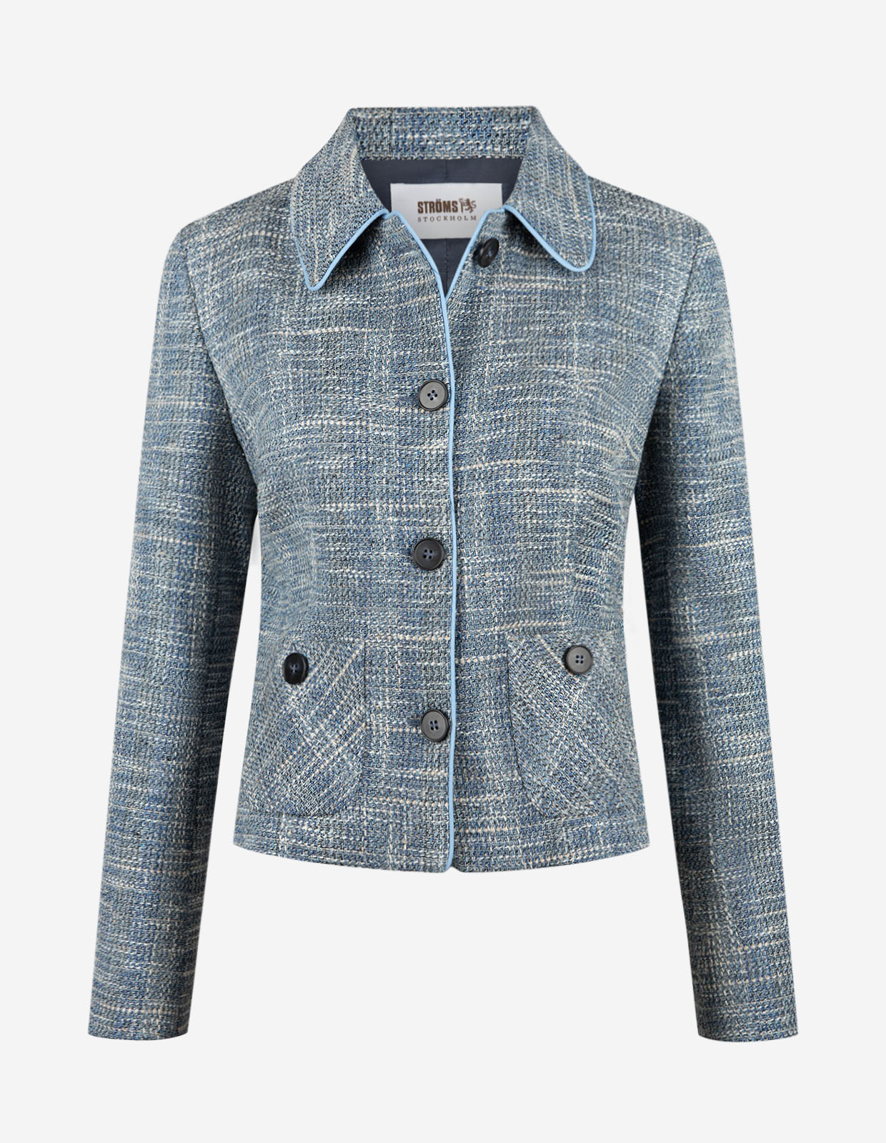 Olivia Kavaj Boucle Blå