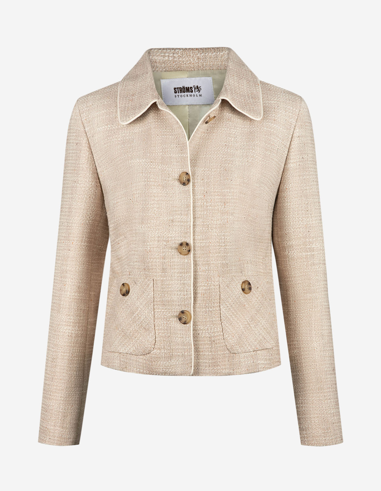 Olivia Kavaj Bouclé Creme/Beige