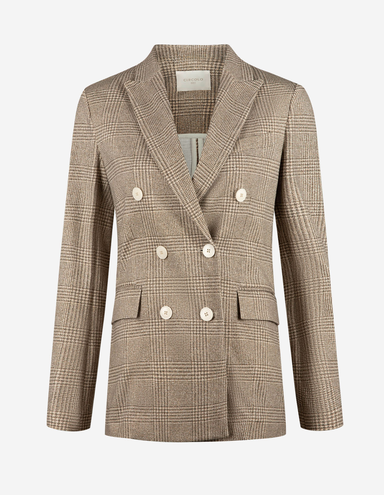 DB Blazer Beige Glencheck