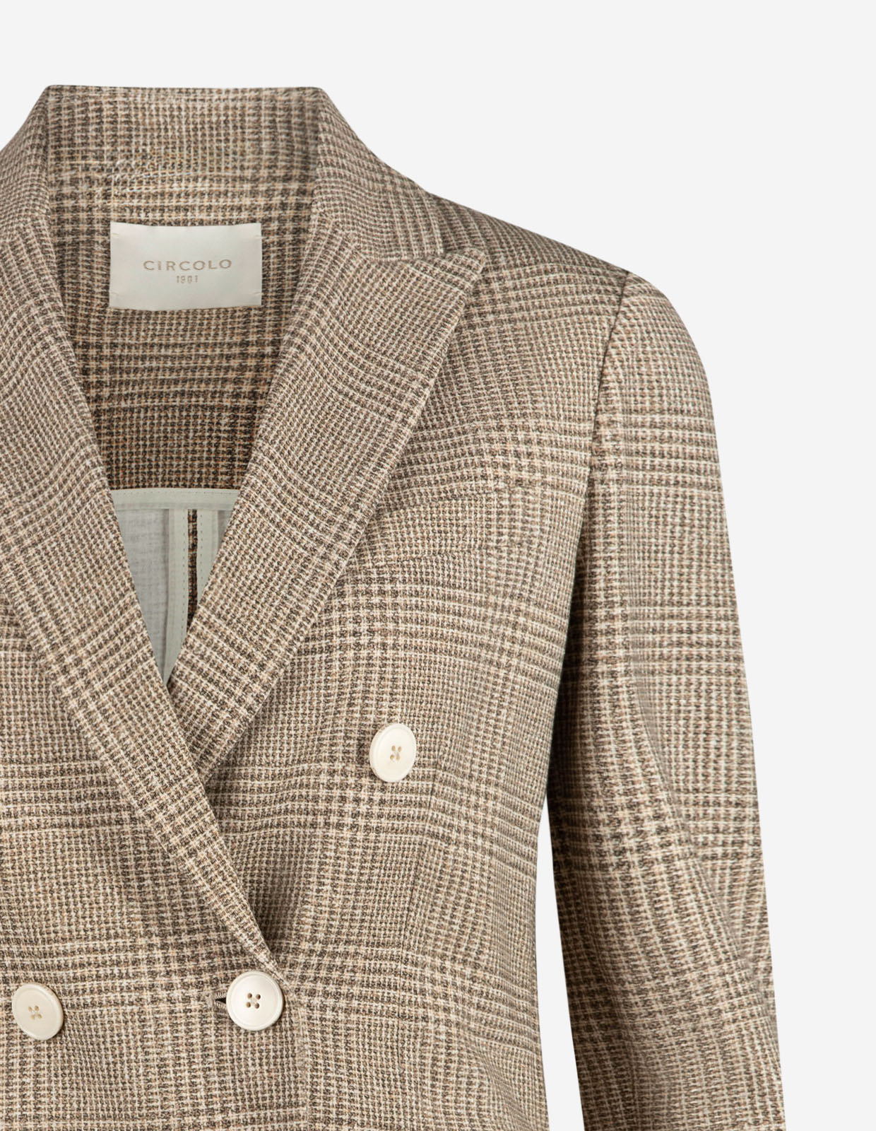 DB Blazer Beige Glencheck