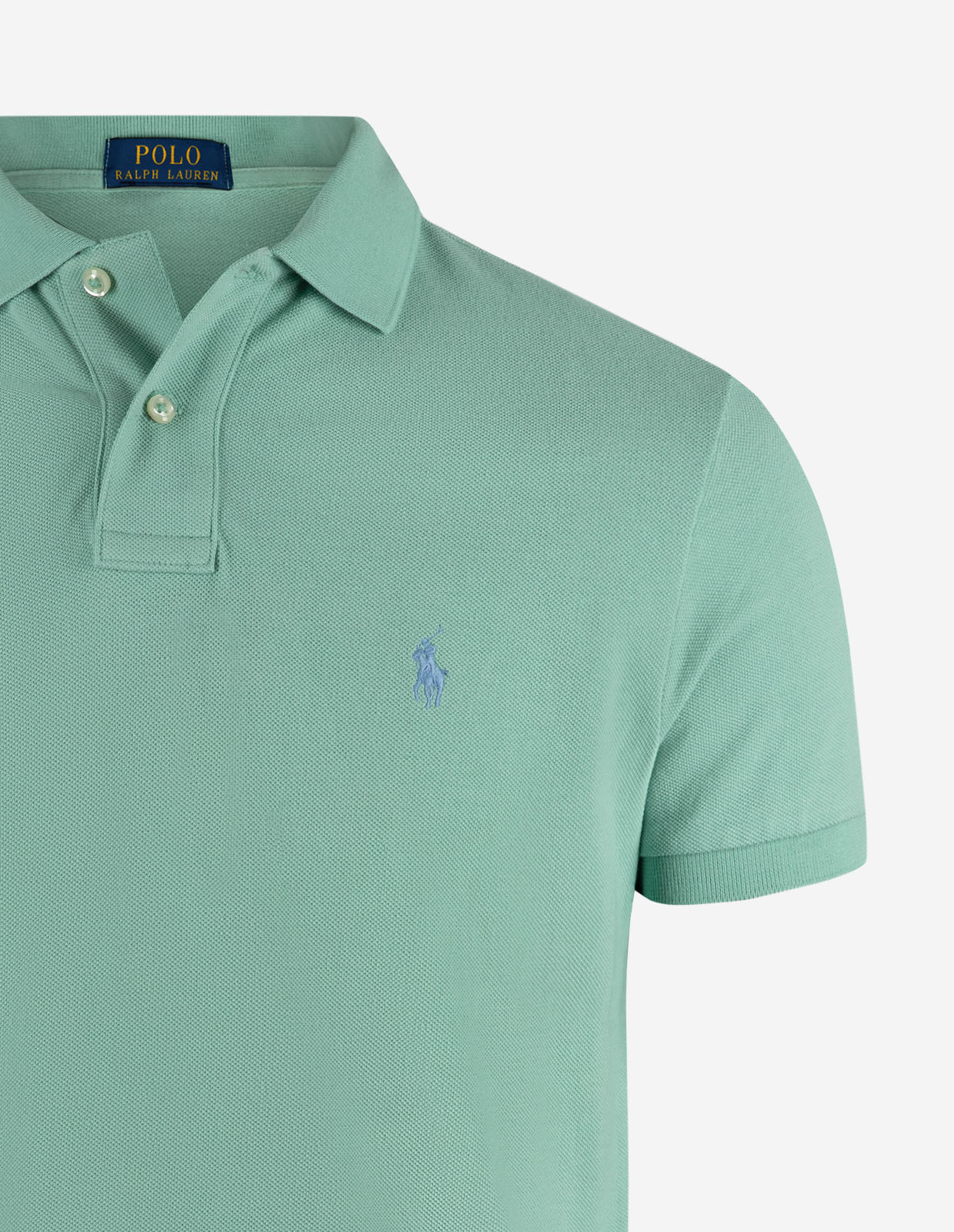 Pikétröja Custom Slim Fit Grön
