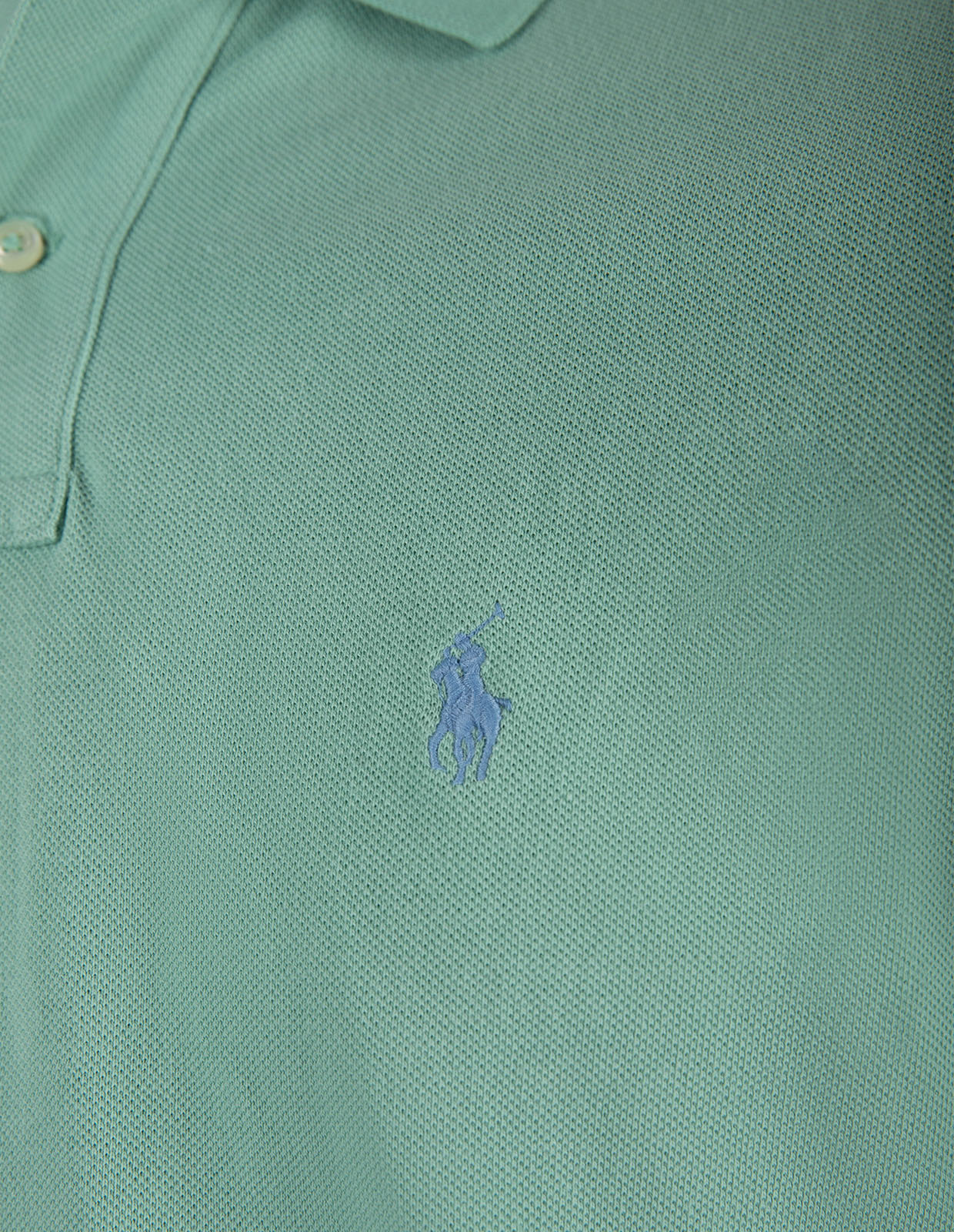 Pikétröja Custom Slim Fit Grön