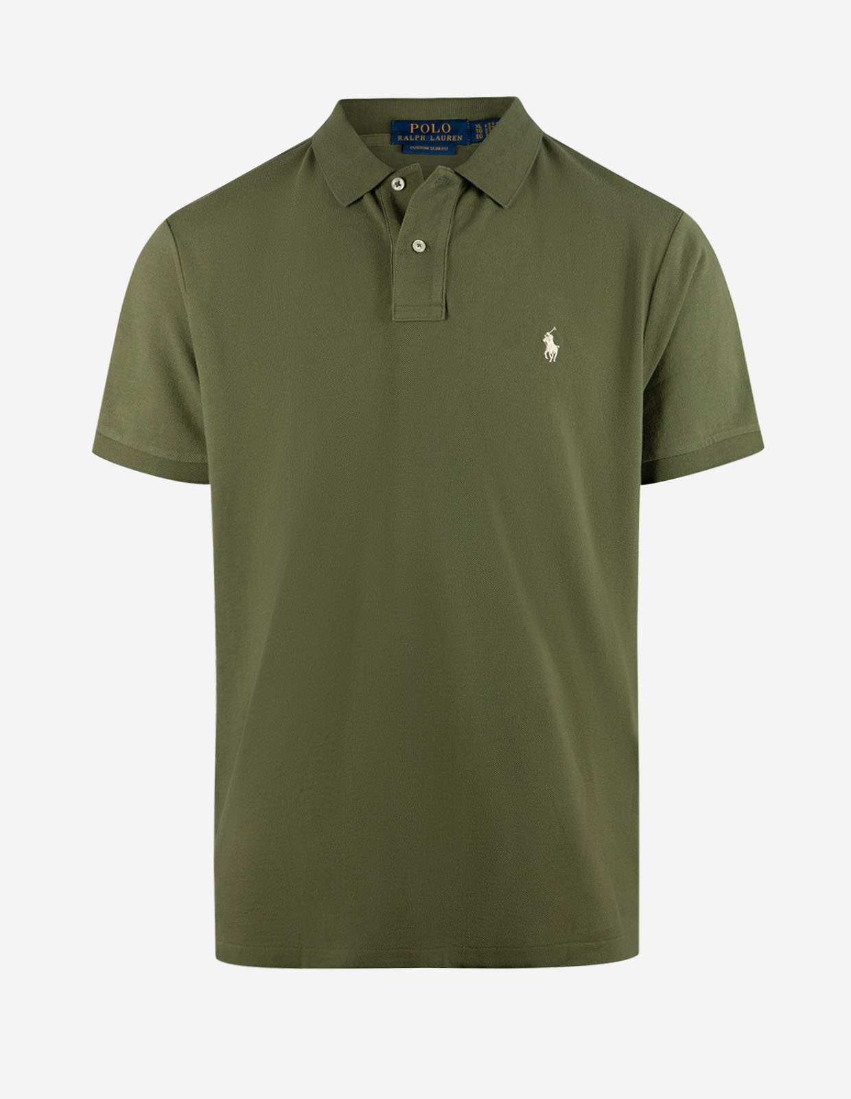 Pikétröja Custom Slim Fit Grön