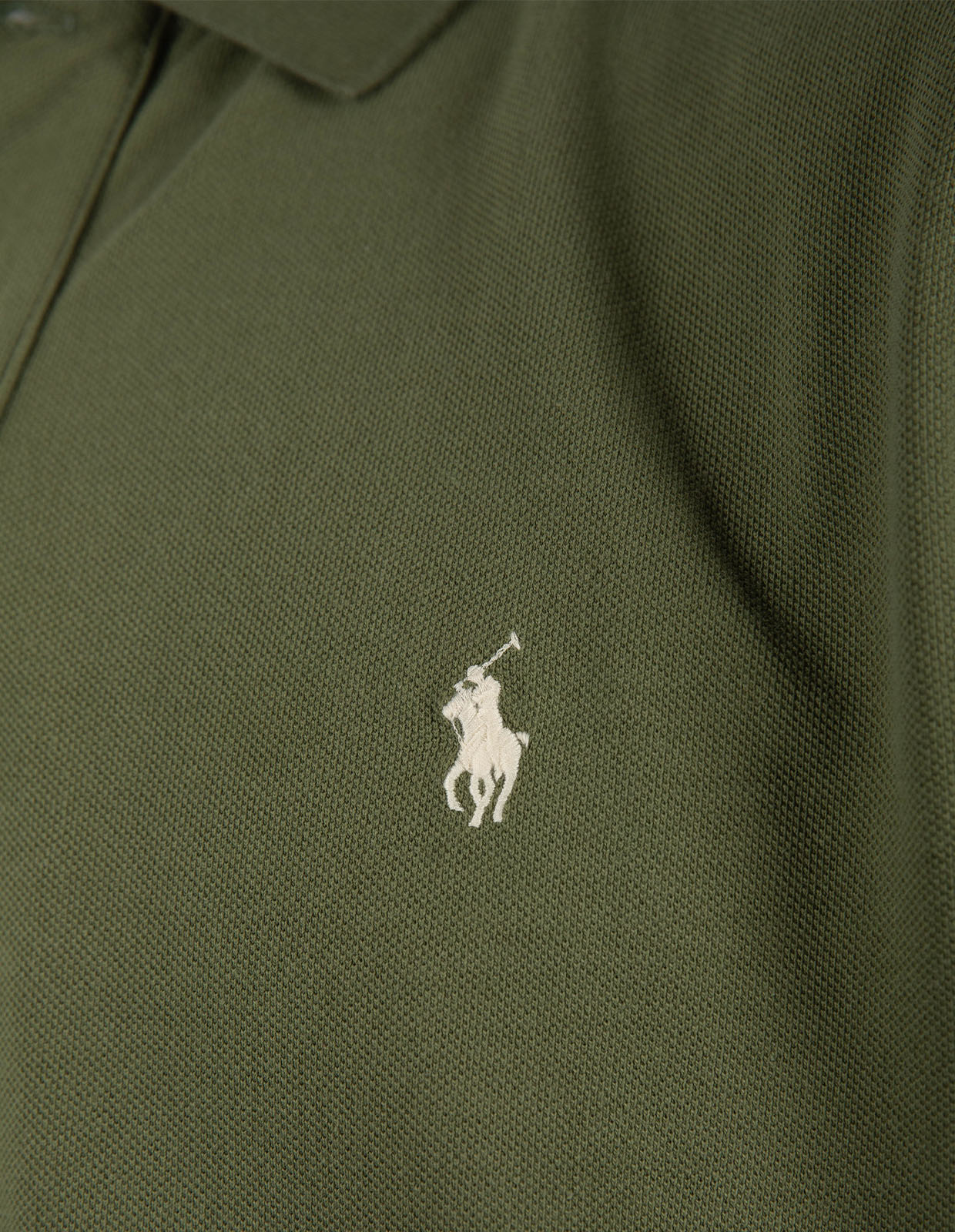Pikétröja Custom Slim Fit Grön