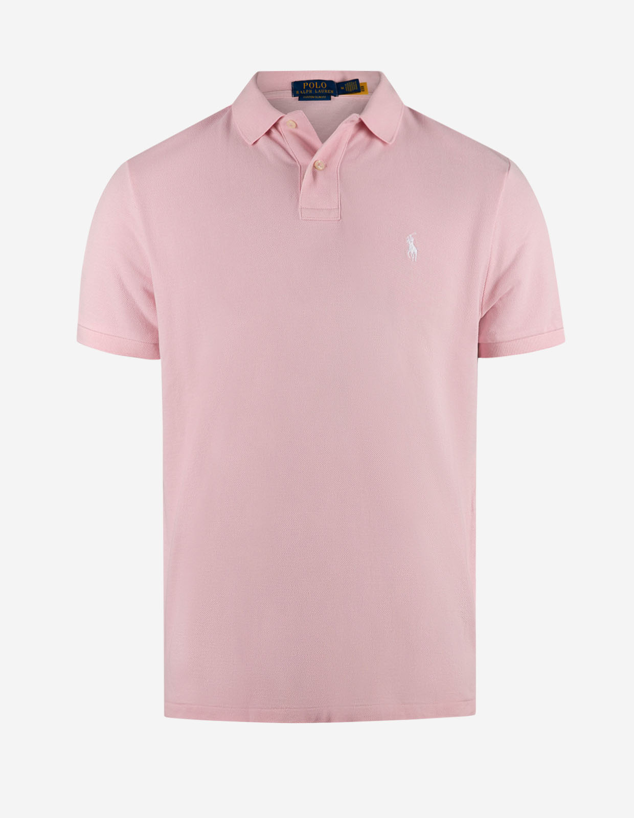 Pikétröja Custom Slim Fit Ljusrosa