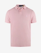 Pikétröja Custom Slim Fit Ljusrosa
