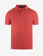 Pikétröja Custom Slim Fit Klarröd