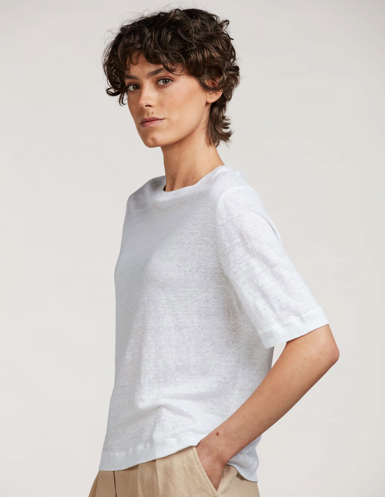 Helmi T-Shirt Vit