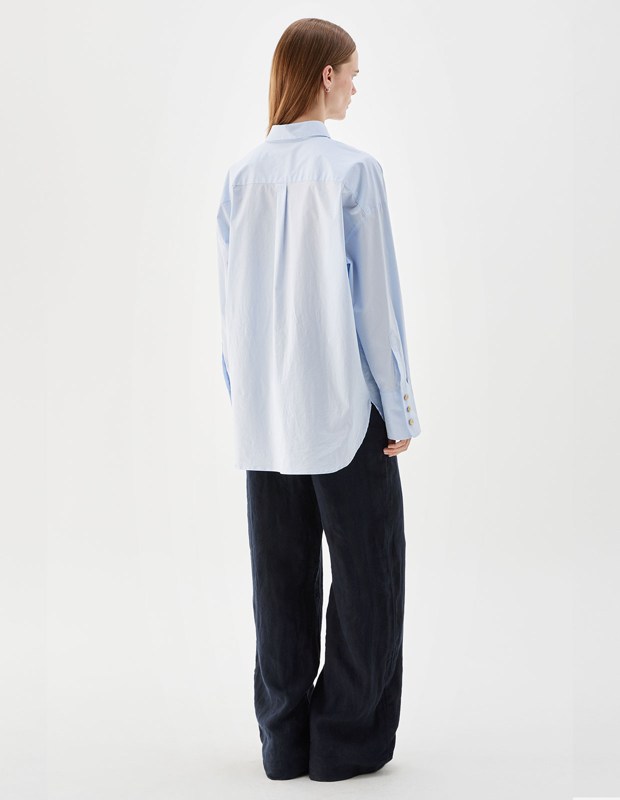 Nora Skjorta Ljusblå