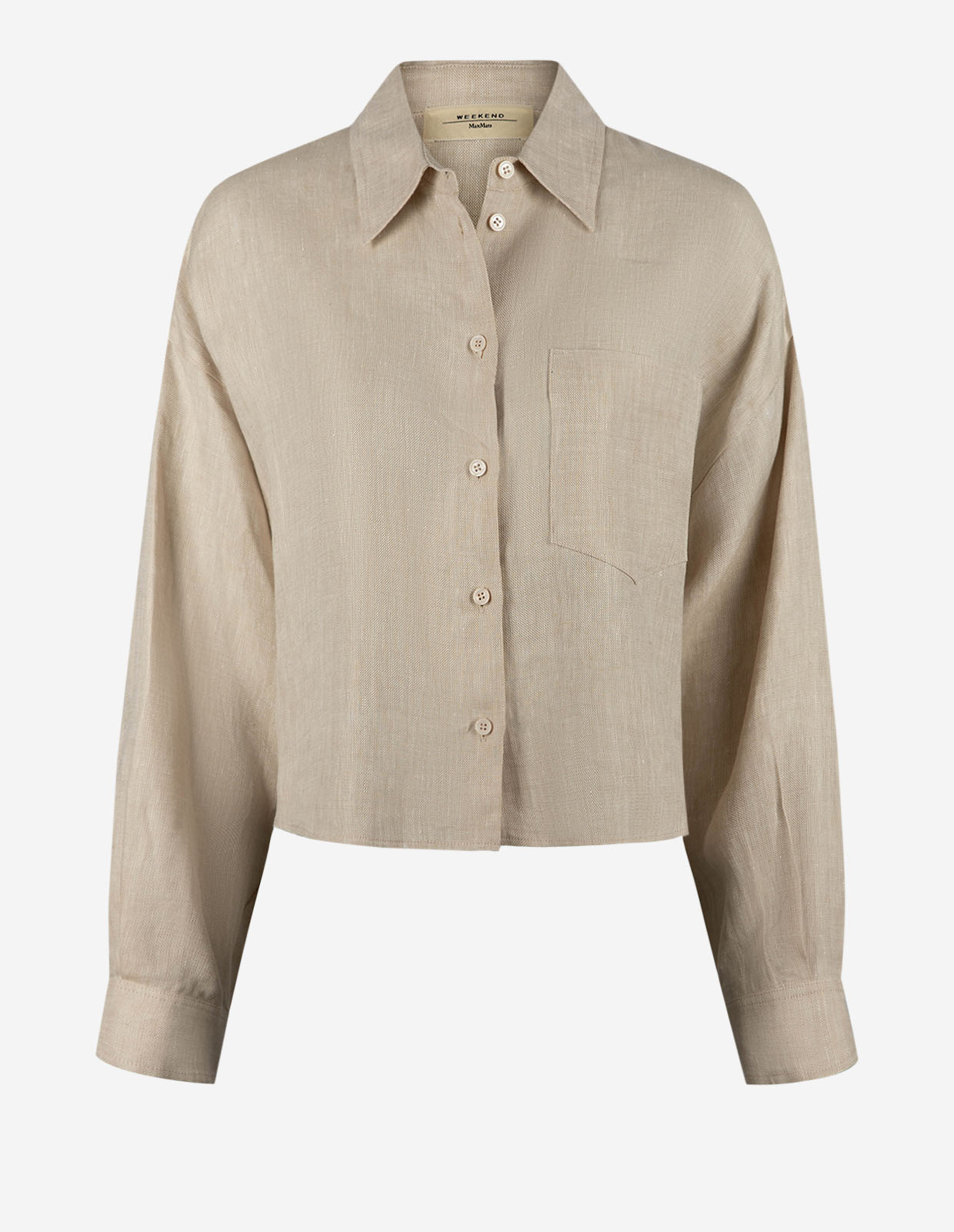 WKDPaco Linneskjorta Ljusbeige