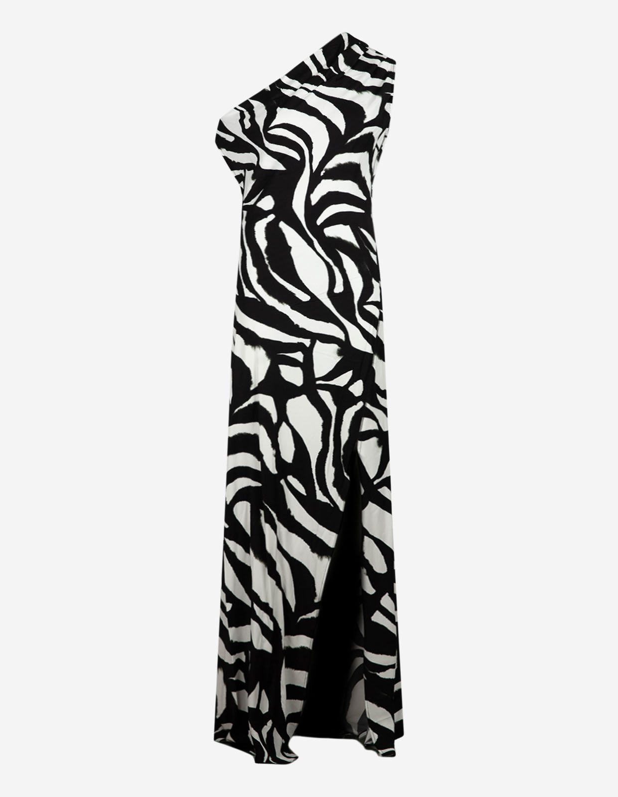 Lacy Klänning Svart/Vit