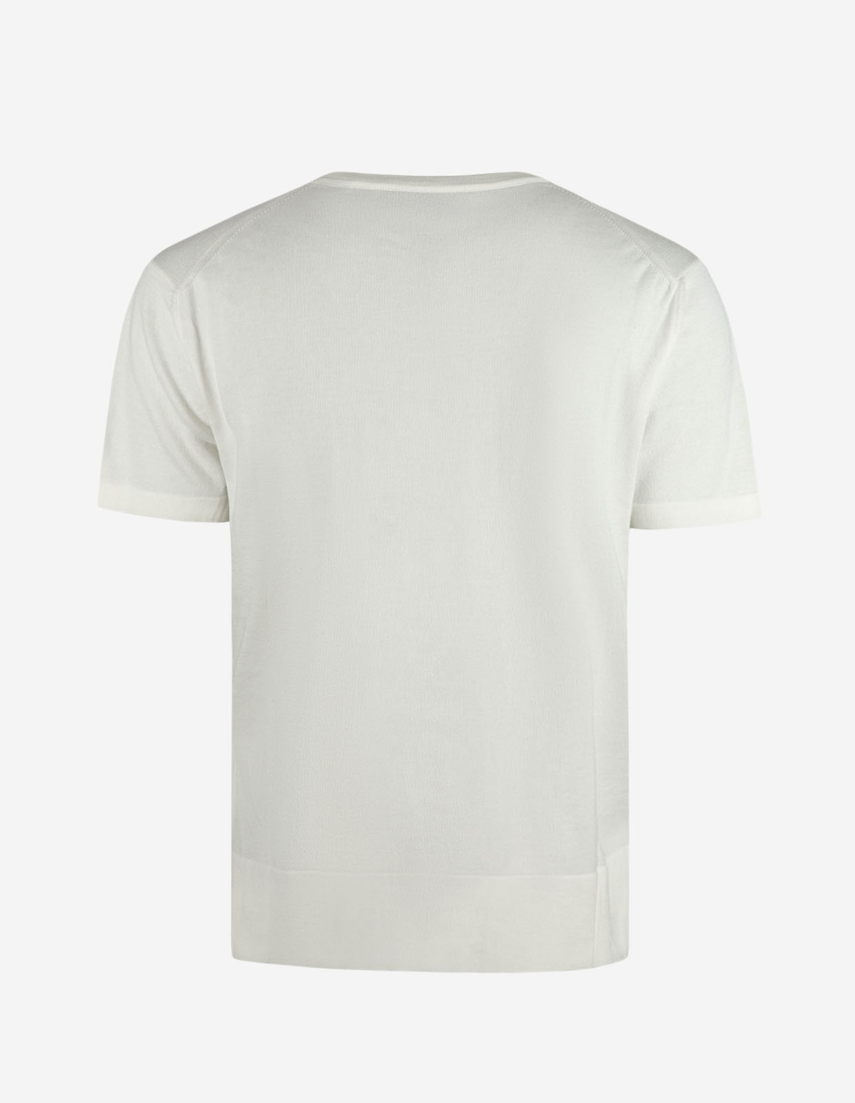 Stickad T-Shirt Benvit