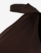 Ilse Klänning Mörkbrun