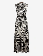 MSTWest Klänning Svart/Vit