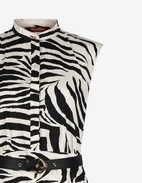 MSTWest Klänning Svart/Vit